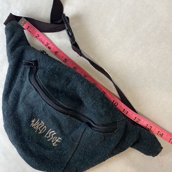 World Issue Hemp Clothing Hip Pack Fanny Belly Bag Adjustable Strap Travel - Picture 9 of 10